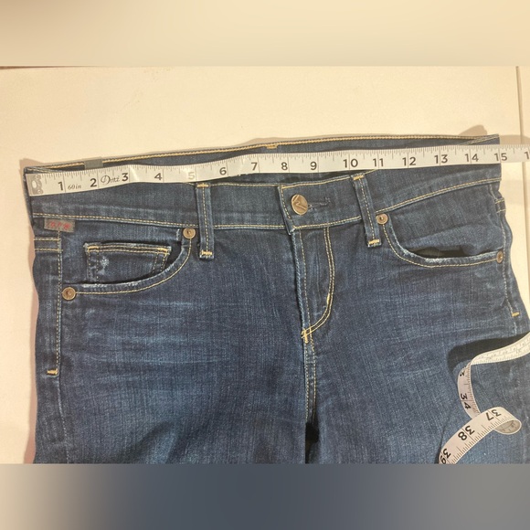 Citizens of Humanity Ava Low Rise Straight Leg Blue Jeans Zipper/Button Size 26 - Picture 15 of 16